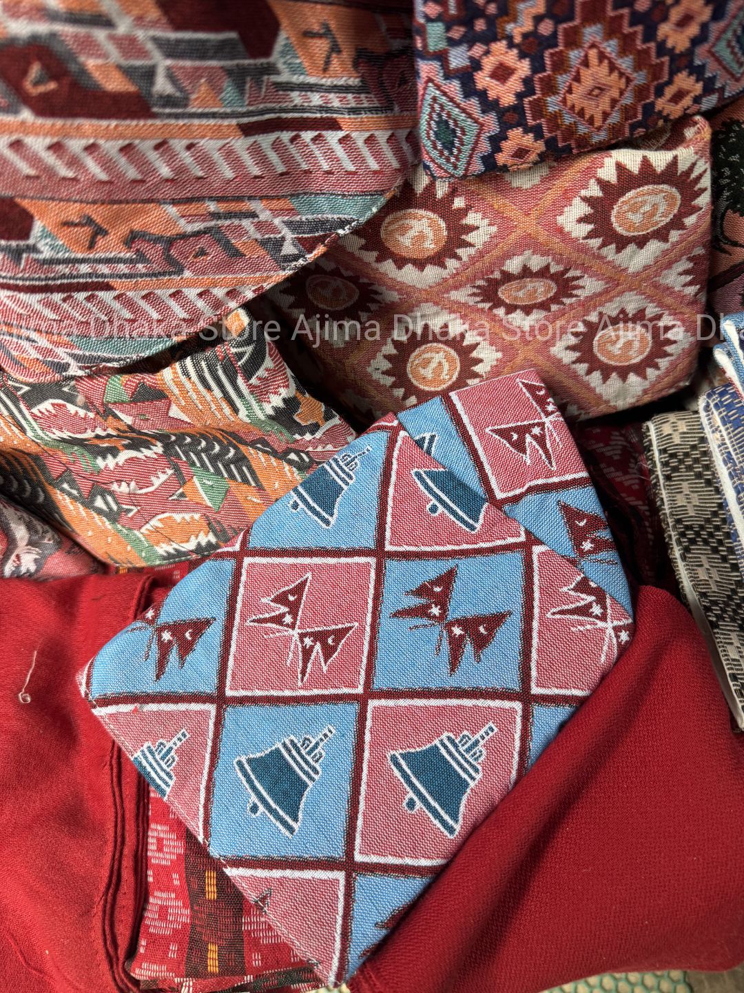 Dhaka Topi Ghanti Print