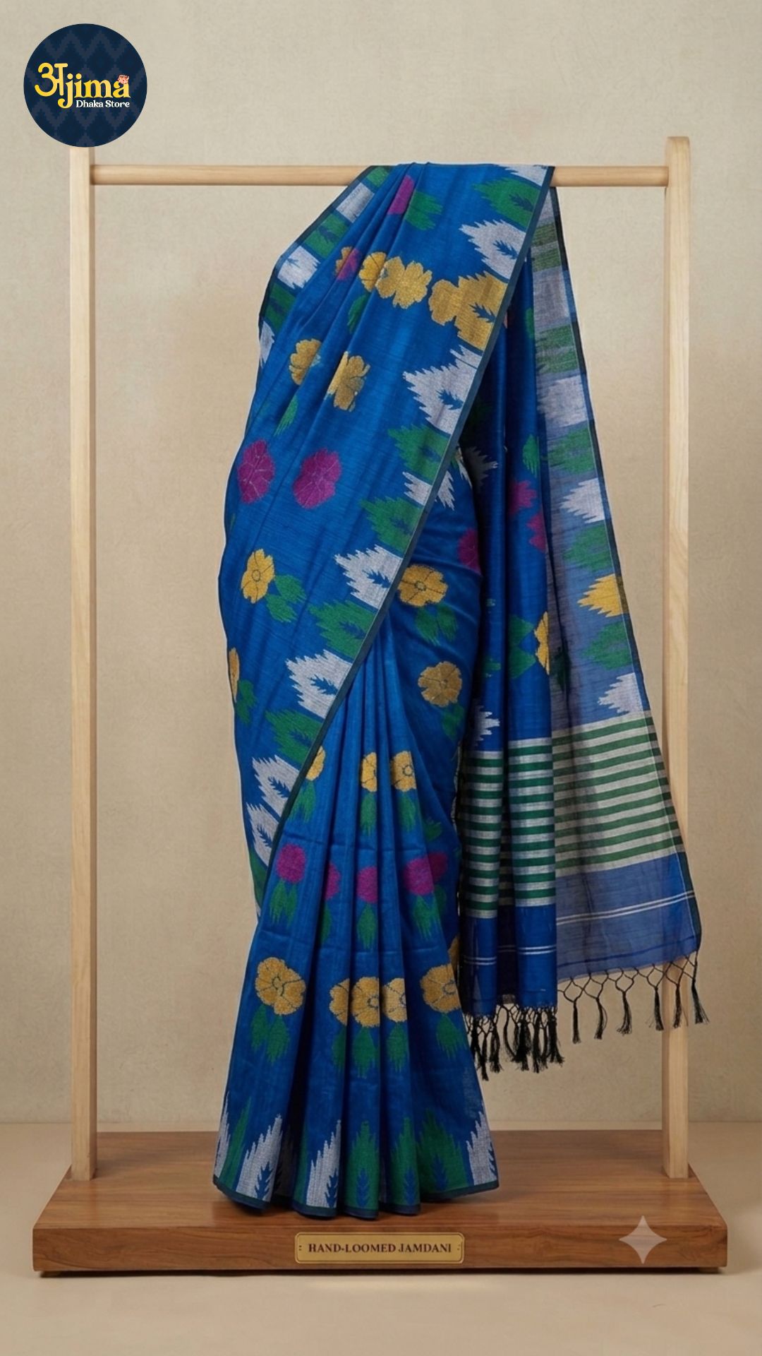 Sari Cotton Mix Blue